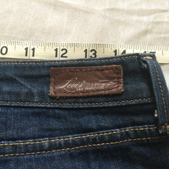 Levi’s for Brooks Brothers Demi Curve Classic Straight Leg Denim Jeans SZ 10M 30 - Picture 7 of 15